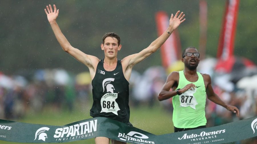 Morgan Beadlescomb at the 2019 Spartan Invite in East Lansing. (Credit: MSU Athletic Communications)