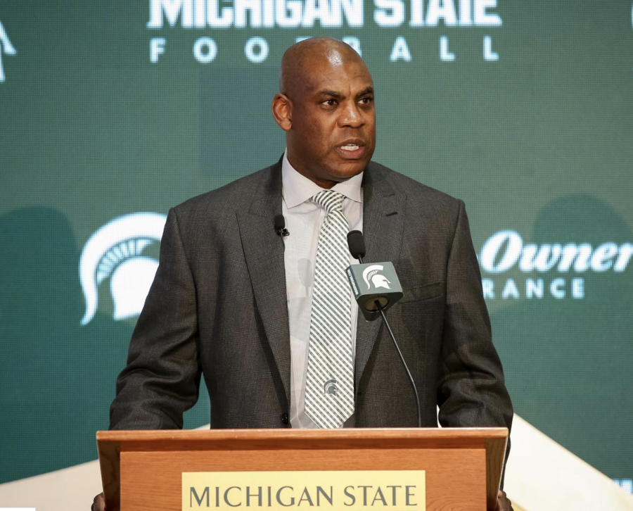 Michigan State football coach Mel Tucker. (Photo: MSU Athletic Communications)