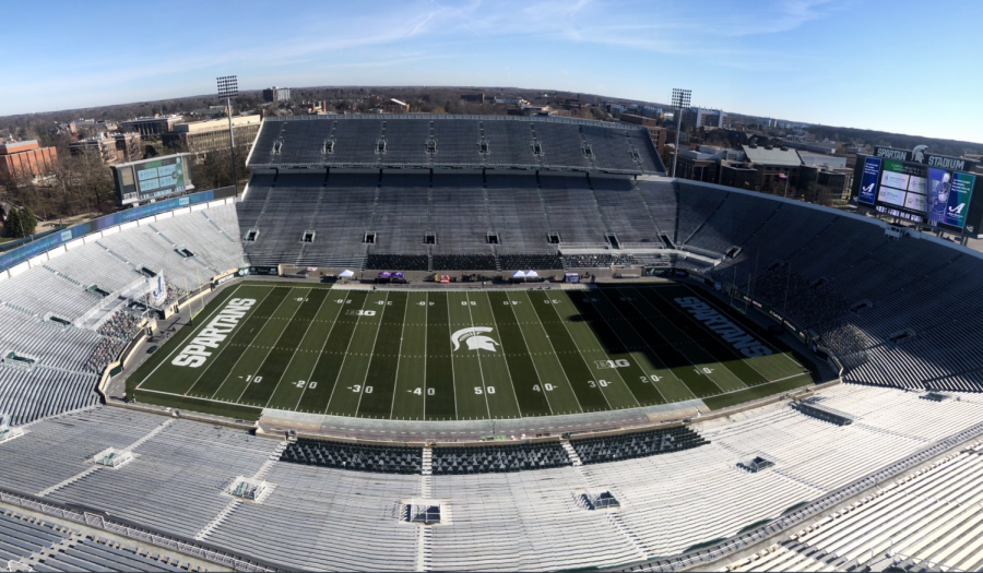 An empty Spartan Stadium/ Photo Credit: MSU Athletic Communications