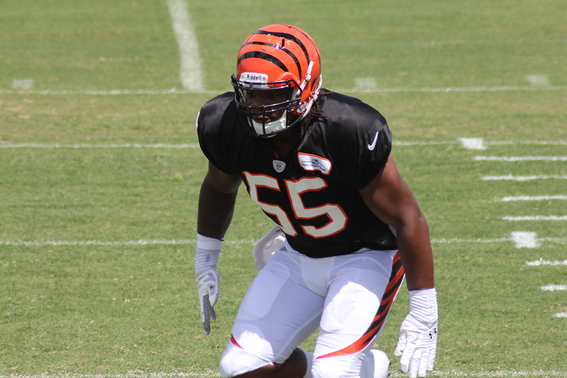 LB Vontaze Burfict by Navin75 is licensed under CC BY-SA 2.0 . 