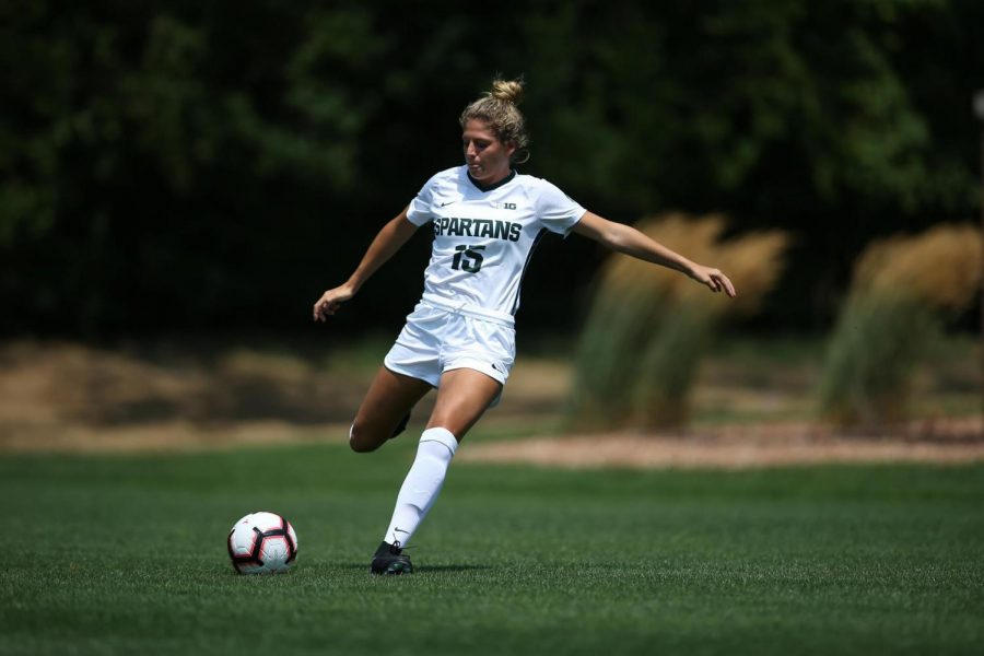 MSU forward Gia Wahlberg/Photo Credit: MSU Athletic Communications