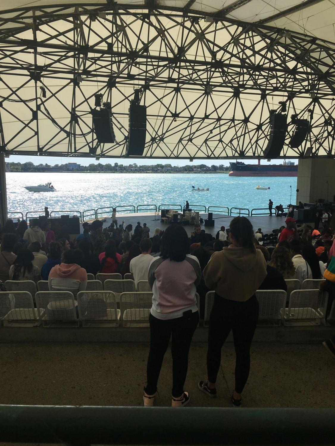 Aretha Franklin Amphitheater Seating