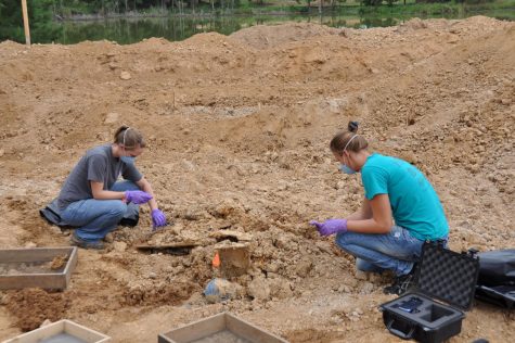 Kelly and Amber at a site