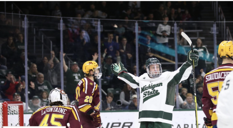 Mitchell Lewandowski/Photo: MSU Athletic Communications