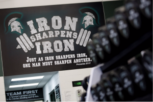 Michigan State Weight Room (Photo: MSU Athletic Communications)