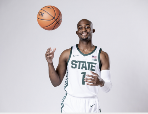 Joshua Langford poses for the media/ Photo Credit: MSU Athletic Communications