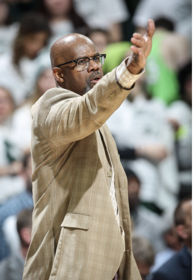 MSU assistant coach Mike Garland/Photo Credit: MSU Athletic Communications 

