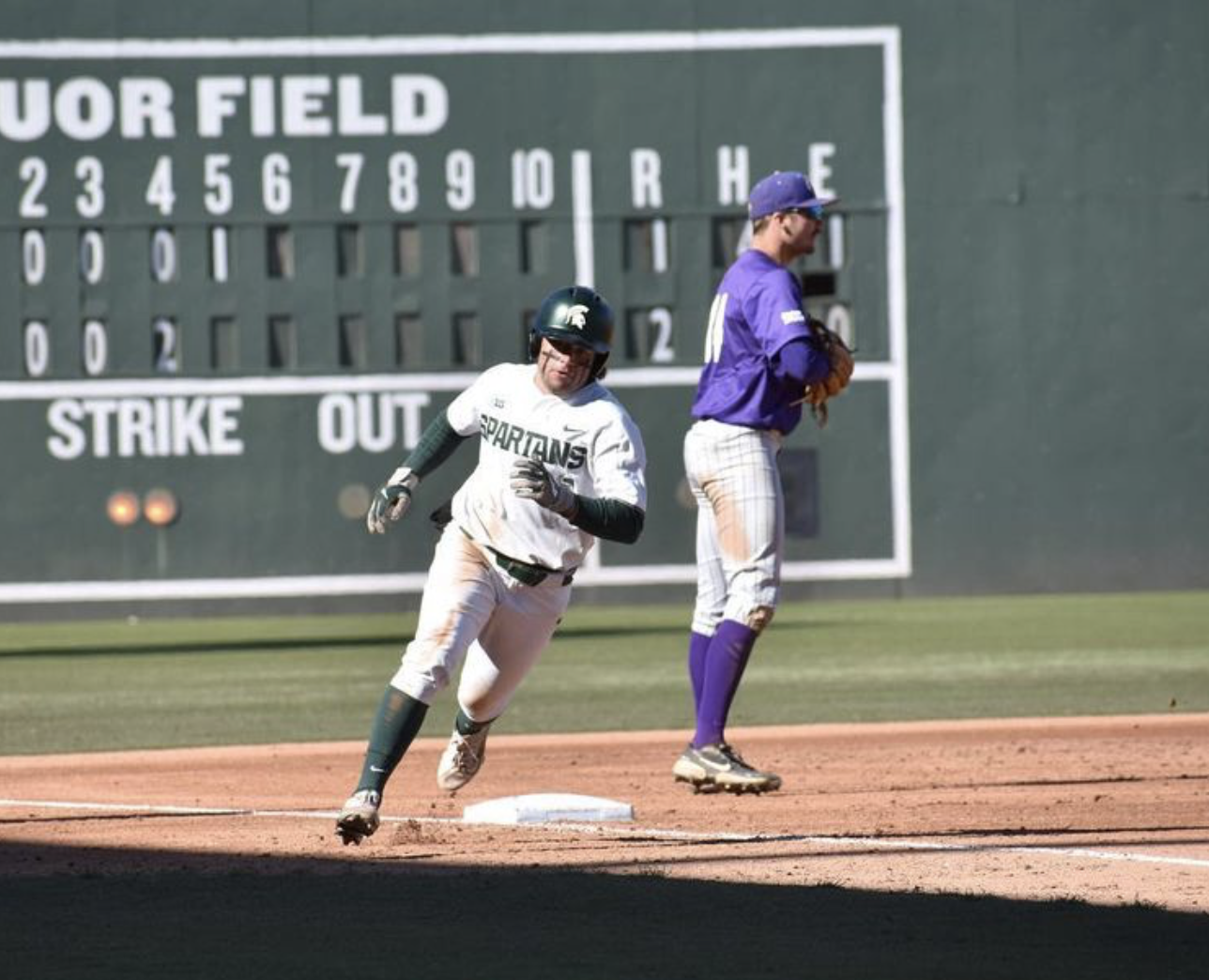 Michigan State baseball completes the sweep over Houston Baptist