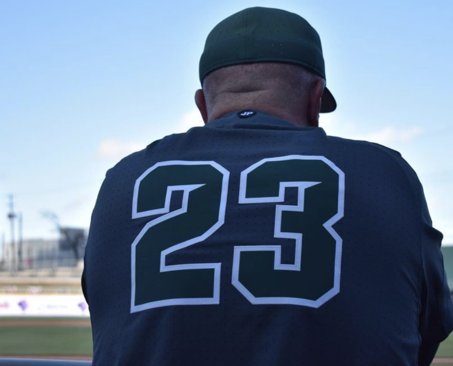 MSU manager Jake Boss supervises practice before the Spartans take on the Lansing Lugnuts on April 6, 2022/ Photo Credit: MSU Athletic Communications