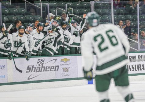 Michigan State hockey's Jagger Joshua says nothing done since Ohio State  player used racial slurs - The Only Colors