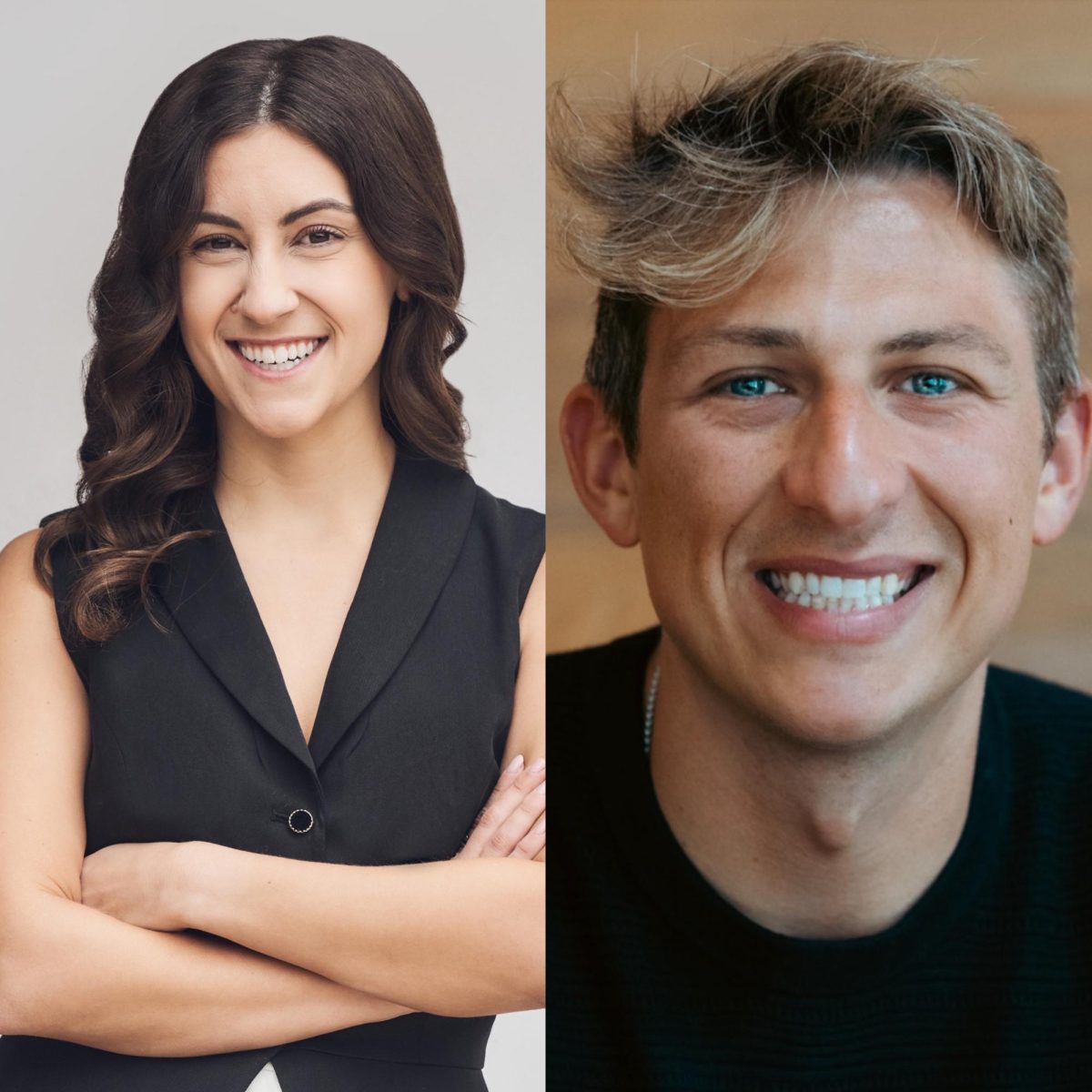 Michigan State University graduates Haley Kluge and Nathaniel Gaynor are recognized on this years Forbes 30 Under 30 list. Photo credit: Haley Kluge and Nathaniel Gaynor