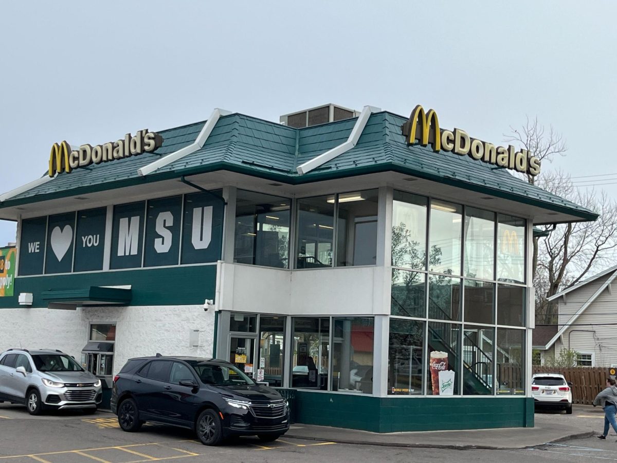 Many local people make minimum wage at fast-food restaurants, such as this East Lansing McDonalds. Photo Credit: Maco Jeleniewski/WDBM.  