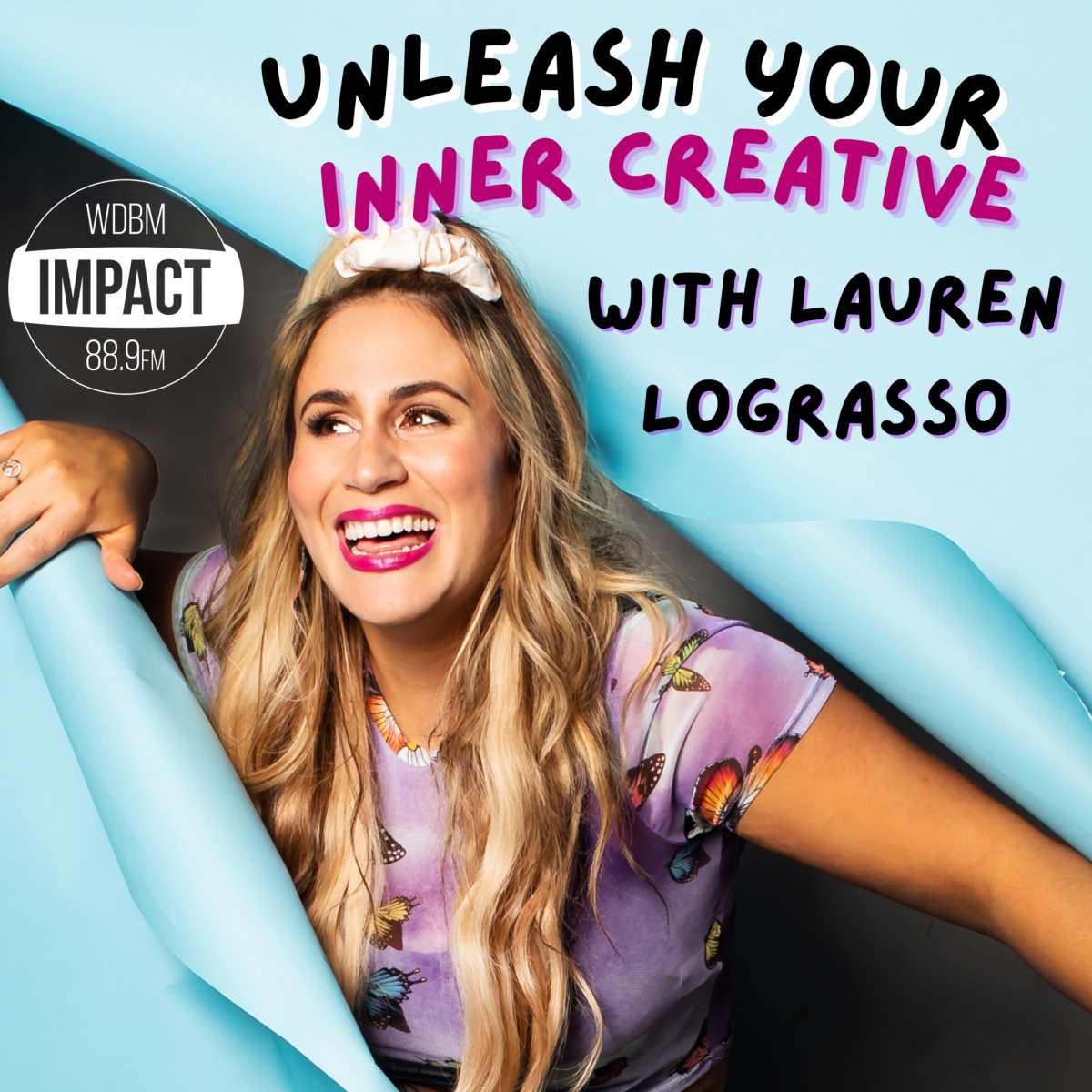 Unleash Your Inner Creative X Impact Collab Logo