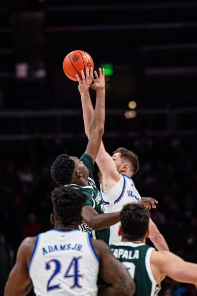 MSU and No. 1 Kansas tip-off at State Farm Arena for the annual Champions Classic (Atlanta, GA. Nov. 12, 2024)