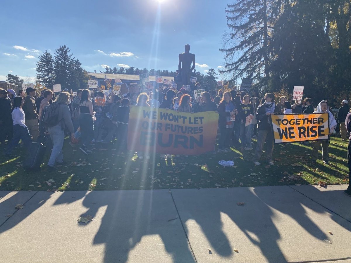 Students United Against Fascism hold walkout after election results