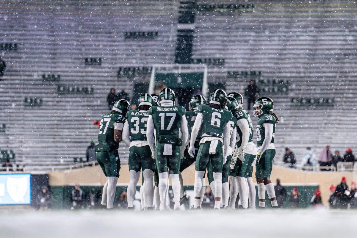 MSU football rallies on Senior Day in it's final game of the 2024 season versus Rutgers (East Lansing, Nov. 30, 2024).