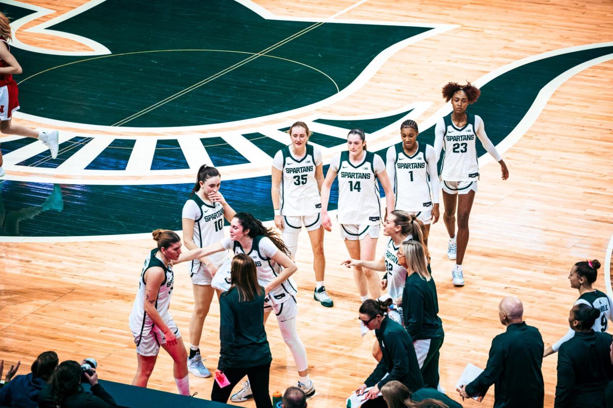 Michigan State women's basketball on Jan. 23 at the Breslin Center in East Lansing, Mich.